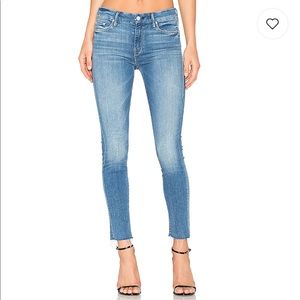 Mother Jeans Looker Ankle Fray